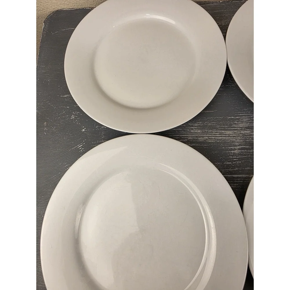 4 Crate & Barrel Aspen White 8 3/8